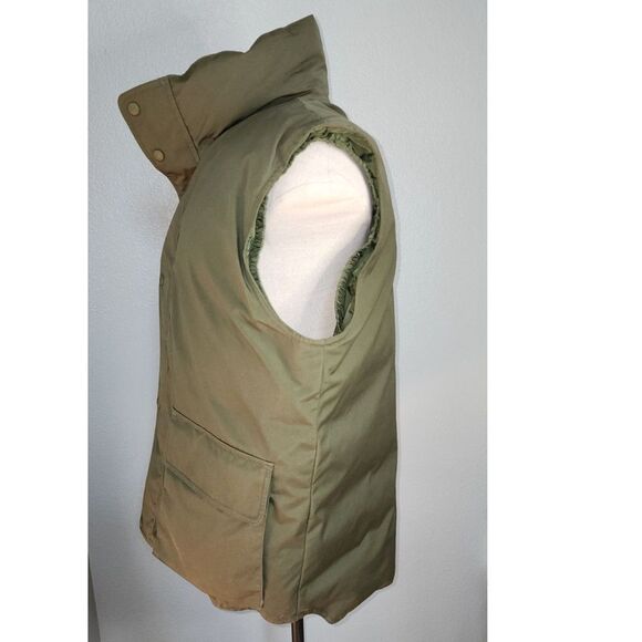 Cabela's Premier Northern Goose Down Filled Puffer Vest, Green, Size L Tall - Picture 4 of 8